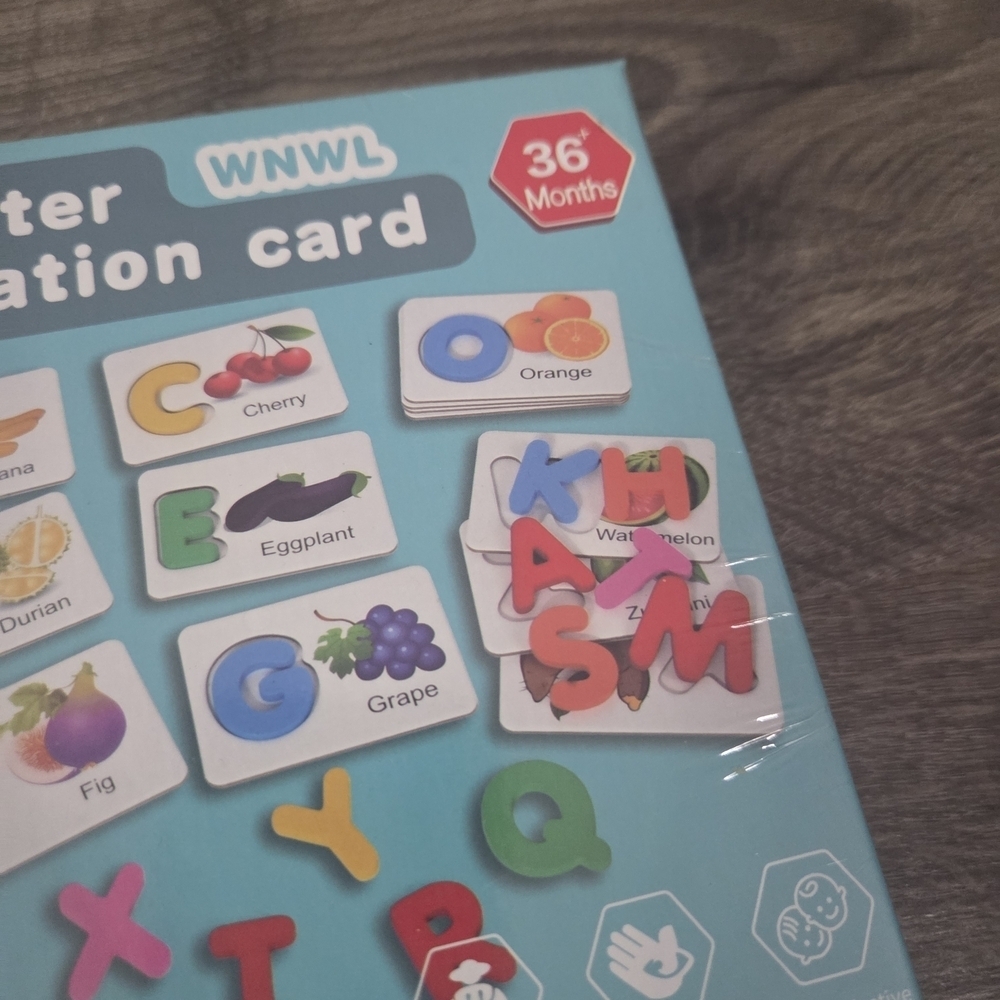 English Letter Identification Card Set NEW - Picture 2 of 3